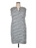 Ellen Tracy Tweed Gray Casual Dress Size 16 - photo 1