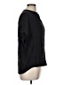 Point Sur 100% Viscose Black Short Sleeve Blouse Size M - photo 4