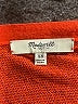 Madewell 100% Cotton Orange Cardigan Size XS - photo 7