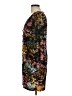 ASOS 100% Polyester Print Black Cocktail Dress Size 10 - photo 5