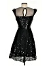 Delia's 100% Polyester Stars Black Cocktail Dress Size 3 - photo 2