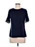 NY Collection Blue Short Sleeve T-Shirt Size M (petite) - photo 1