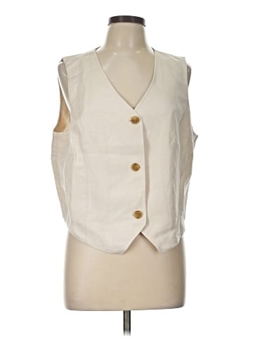 Lands' End Sleeveless Button-Down Shirt (view 1)