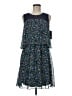 AGB 100% Polyester Blue Casual Dress Size M - photo 1