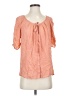 Unbranded Orange Short Sleeve Blouse Size S (estimated) - photo 1