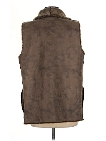 Velvet Faux Fur Vest (view 2)