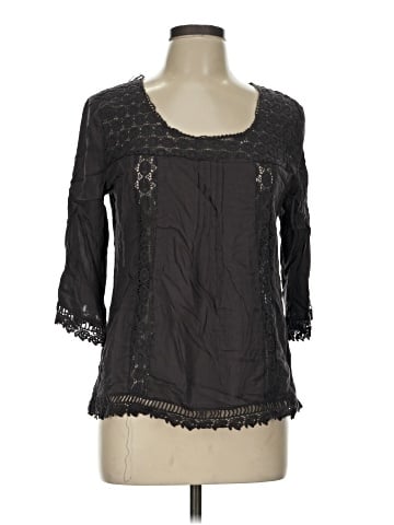 Solitaire 3/4 Sleeve Blouse (view 1)