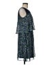 AGB 100% Polyester Blue Casual Dress Size M - photo 4