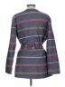 Dolan Stripes Gray Coat Size L - photo 2