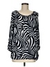 MICHAEL Michael Kors 100% Viscose Black Long Sleeve Blouse Size M - photo 1