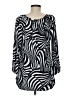 MICHAEL Michael Kors 100% Viscose Black Long Sleeve Blouse Size M - photo 2