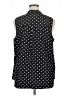 Fervour 100% Polyester Polka Dots Black Sleeveless Blouse Size 1X - photo 2