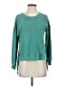 Saturday Sunday 100% Cotton Teal Pullover Sweater Size S - photo 1