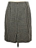 Metrostyle Houndstooth Gray Wool Skirt Size 10 - photo 2