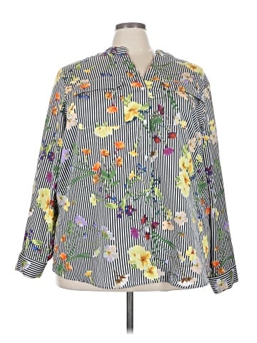 Calvin Klein Long Sleeve Blouse (view 1)