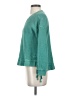 Saturday Sunday 100% Cotton Teal Pullover Sweater Size S - photo 5
