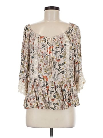 Democracy 3/4 Sleeve Blouse (view 1)