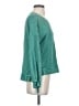 Saturday Sunday 100% Cotton Teal Pullover Sweater Size S - photo 4