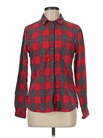 American Eagle Outfitters Long Sleeve Button-Down Shirt (view 1)