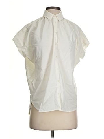 Madewell Central Shirt in Pure White (view 1)