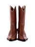 Chloé Brown Leather Nellie Cowboy Boots Size EU 37 - photo 2