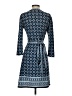 Max Studio Paisley Blue Casual Dress Size S - photo 2