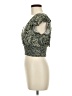 Final Touch 100% Rayon Green Short Sleeve Top Size M - photo 5
