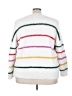Dreamers Stripes White Pullover Sweater Size 3X - photo 2