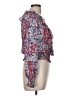 Parker 100% Silk Pink Purple Long Sleeve Silk Top Size M - photo 4