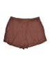 Zara Chevron-herringbone Brown Shorts Size M - photo 2