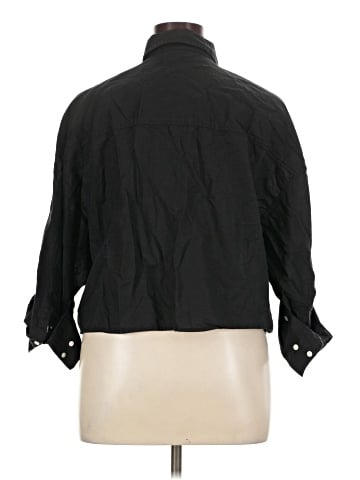 Madewell Straight-Hem Shirt in Linen-Cotton (view 2)