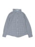 Janie and Jack 100% Cotton Checkered-gingham Blue Long Sleeve Button-Down Shirt Size 6 - photo 1