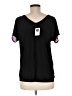 Joseph Ribkoff Graphic Solid Multi Color Black Short Sleeve Blouse Size 8 - photo 2