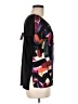 Joseph Ribkoff Graphic Solid Multi Color Black Short Sleeve Blouse Size 8 - photo 4