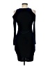 Aqua Solid Black Cocktail Dress Size M - photo 2