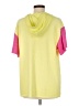 Juicy Couture Color Block Graphic Multi Color Yellow Poncho Size M - photo 2