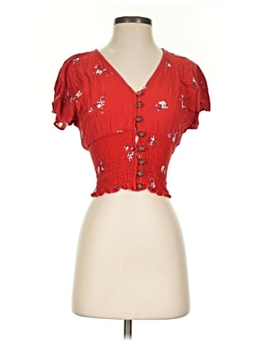 Abercrombie & Fitch Short Sleeve Blouse (view 1)