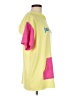Juicy Couture Color Block Graphic Multi Color Yellow Poncho Size M - photo 4
