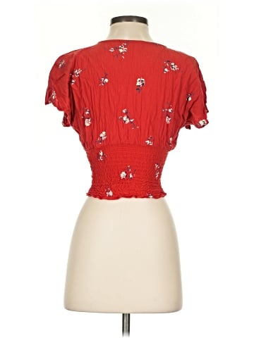 Abercrombie & Fitch Short Sleeve Blouse (view 2)
