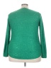 Rafaella Metallic Green Pullover Sweater Size 3X - photo 2
