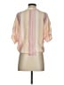 Rails Stripes Pink Short Sleeve Blouse Size XS - photo 2