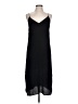 Wilfred Free 100% Polyester Solid Black Casual Dress Size L - photo 1