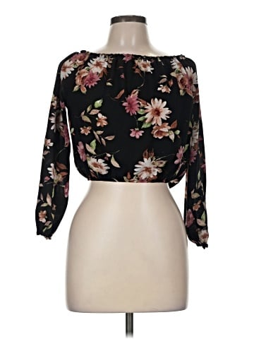 Polly & Esther 3/4 Sleeve Blouse (view 1)