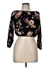 Polly & Esther Black 3/4 Sleeve Blouse Size M - photo 1