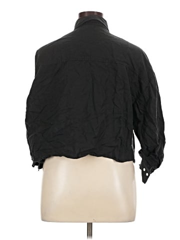 Madewell Straight-Hem Shirt in Linen-Cotton (view 2)