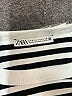 Zara Stripes White Short Sleeve Turtleneck Size S - photo 7