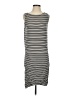 Athleta Stripes Gray Casual Dress Size S - photo 1