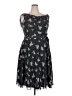 North Style 100% Polyester Stars Black Cocktail Dress Size 18 - photo 1