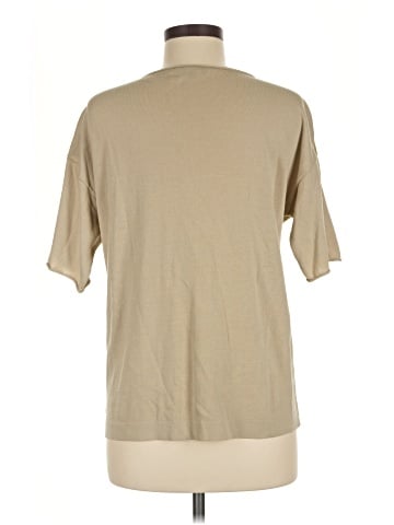 Lafayette 148 New York Short Sleeve Blouse (view 2)