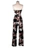 Lascana Floral Black Jumpsuit Size 2 - photo 2